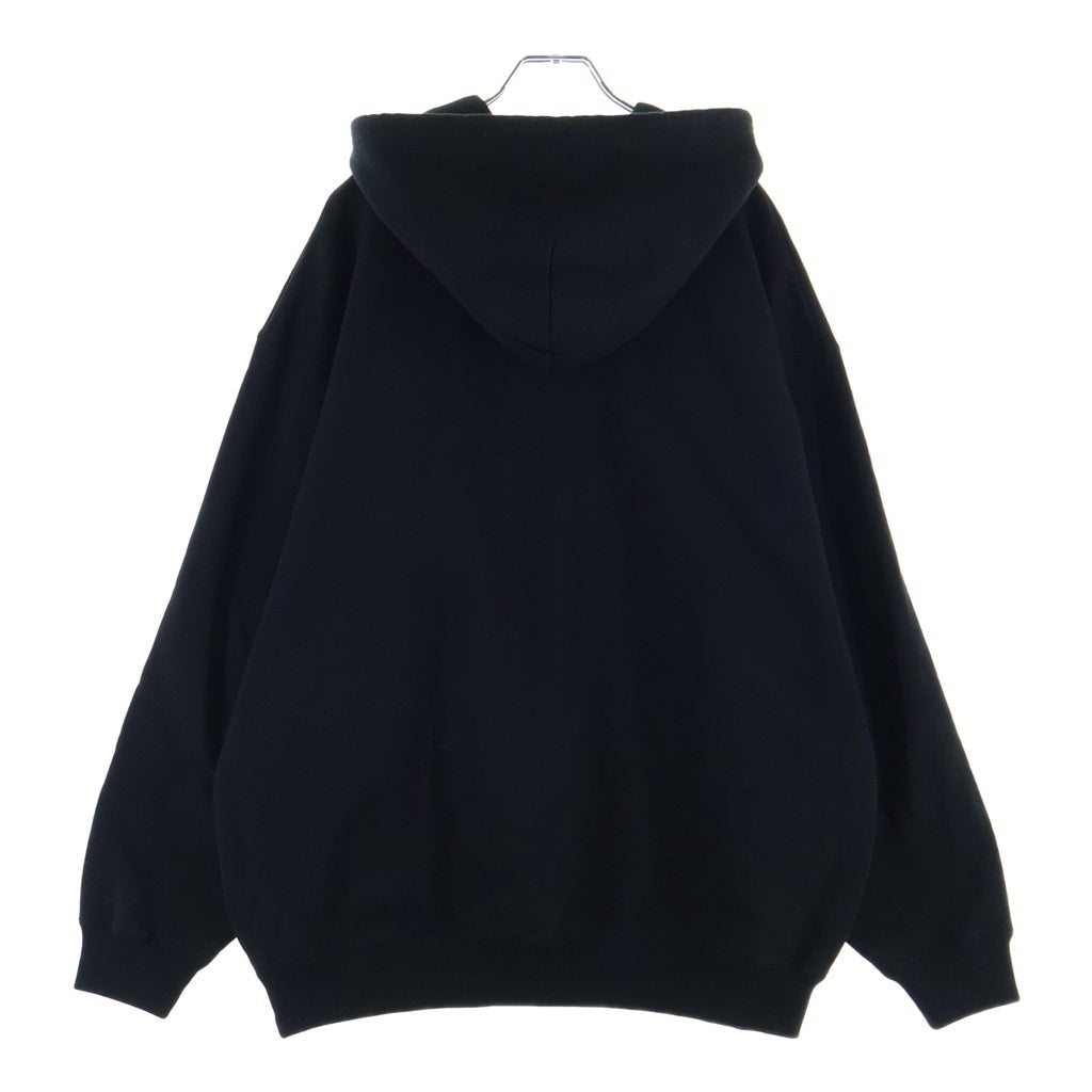 BALENCIAGA(バレンシアガ) 19AW BB PALIS HOODIE フロントロゴ パリス プルオーバースウェットパーカー フーディー ブラック 570811 TGV70