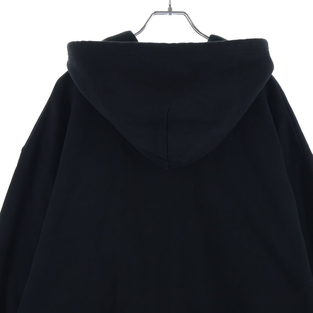 BALENCIAGA(バレンシアガ) 19AW BB PALIS HOODIE フロントロゴ パリス プルオーバースウェットパーカー フーディー ブラック 570811 TGV70
