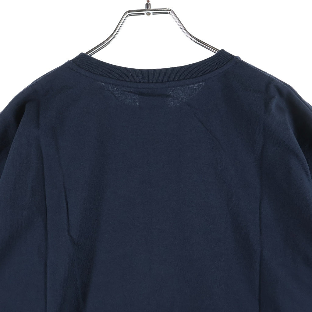 WTAPS(ダブルタップス) 25SS LLW SS / COTTON フロントロゴプリントTシャツ 半袖クルーネックカットソー ネイビー 251ATDT-STM02S