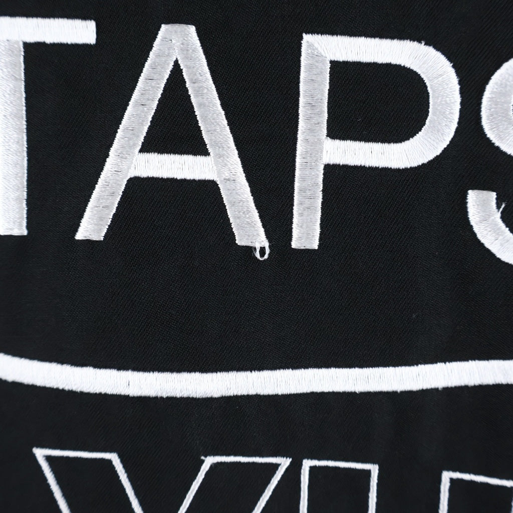 WTAPS(ダブルタップス) 26SS KINGPIN 01 SS / CLPL. TWILL ツイル 半袖オープンカラーシャツ ブラック 261TQDT-SHM04