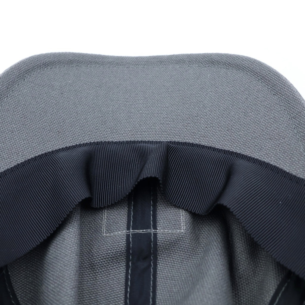Sacai(サカイ) 24SS ×CARHARTT DUCK CAP カーハート フロントロゴ ダックキャップ 帽子 グレー 24-0728S