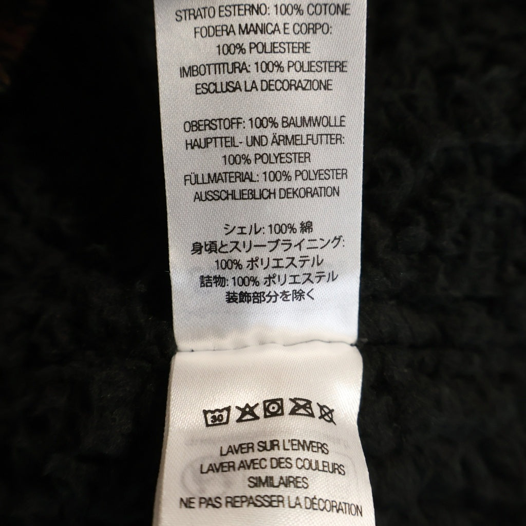 SUPREME(シュプリーム) 23AW Lined Flannel Snap Shirt ラインド フランネル バックロゴ刺繍 裏地ボア スナップ長袖シャツ ブラウン