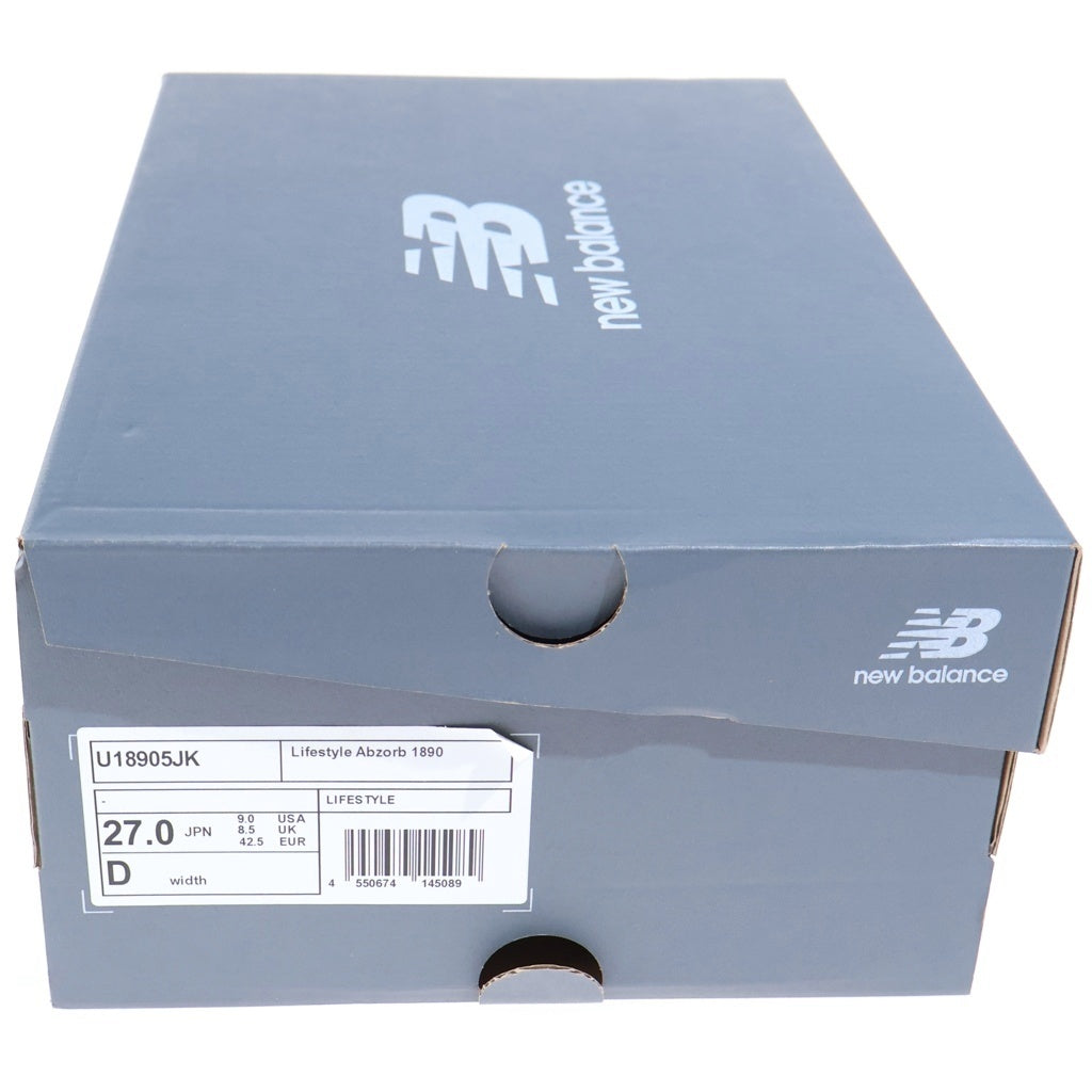 New Balance(ニューバランス) メッシュ ローカットスニーカー ブラック/パープル US9/27cm U18905JK