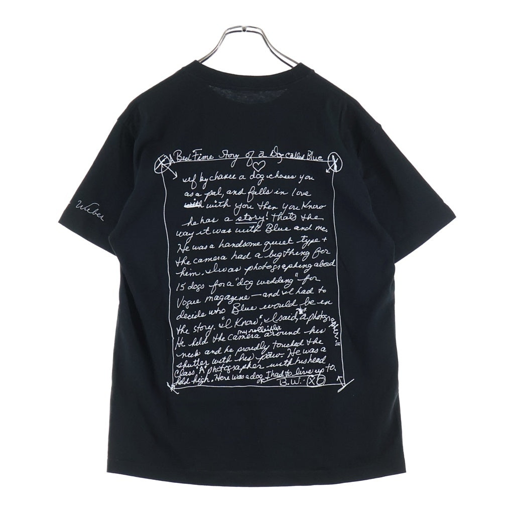 Bruce Weber(ブルースウェーバー) ×BIOTOP PHOTO T-SHIRTS フォトプリント クルーネック 半袖Tシャツ カットソー ブラック GMM-70220-C