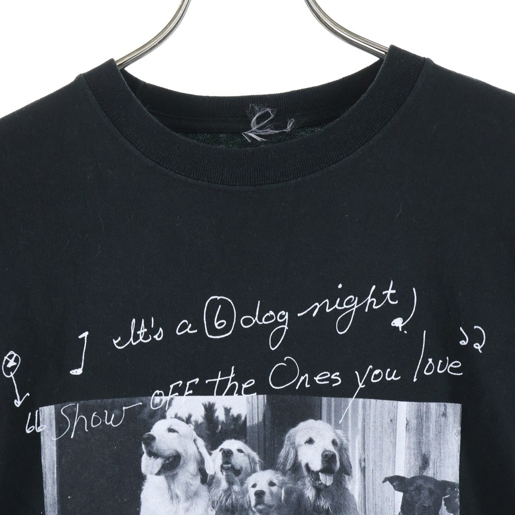 Bruce Weber(ブルースウェーバー) ×BIOTOP PHOTO T-SHIRTS フォトプリント クルーネック 半袖Tシャツ カットソー ブラック GMM-70220-C