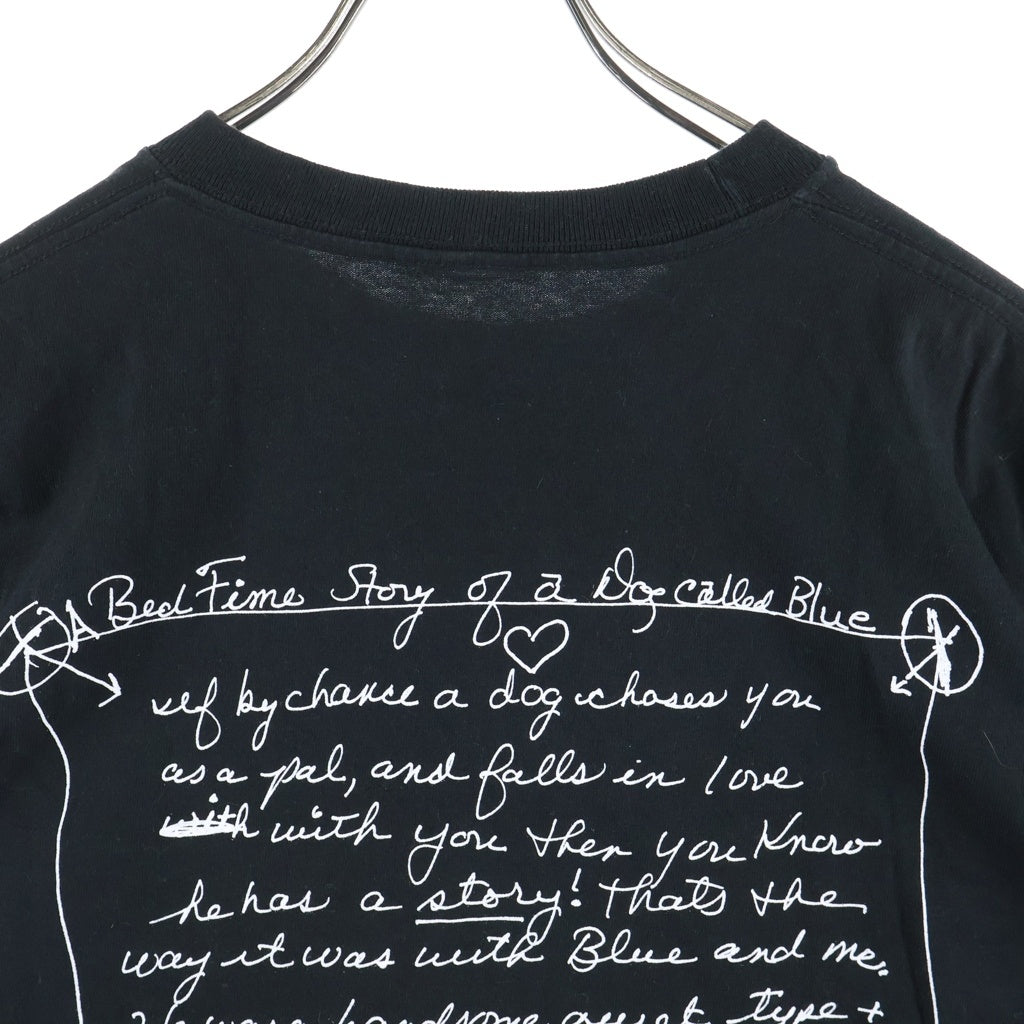 Bruce Weber(ブルースウェーバー) ×BIOTOP PHOTO T-SHIRTS フォトプリント クルーネック 半袖Tシャツ カットソー ブラック GMM-70220-C