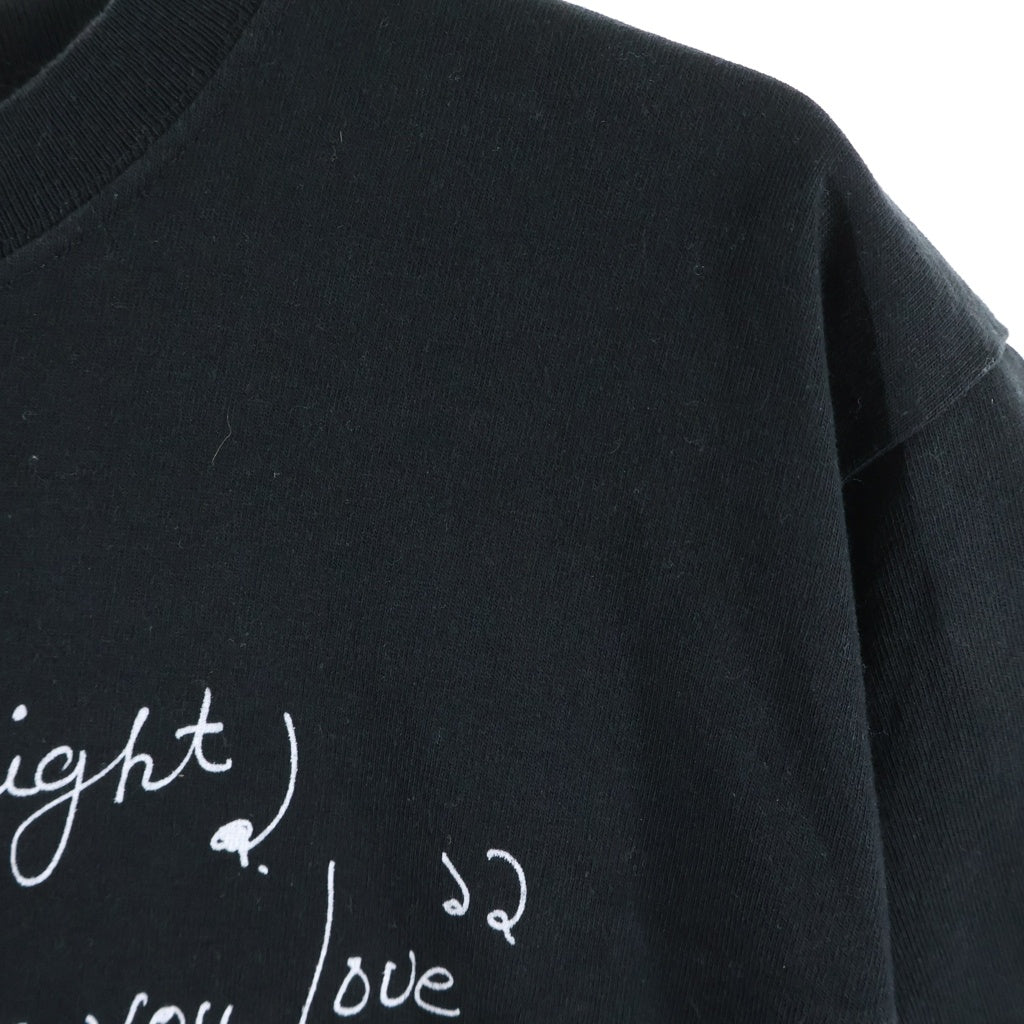 Bruce Weber(ブルースウェーバー) ×BIOTOP PHOTO T-SHIRTS フォトプリント クルーネック 半袖Tシャツ カットソー ブラック GMM-70220-C
