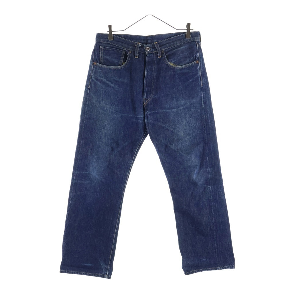 Levi's VINTAGE CLOTHING(リーバイス ビンテージ クロージング) S501XX 復刻 USA製 ビッグE グリーンスレキ 月桂樹ボタン ボタンフライ デニムパンツ インディゴ 44501-0118