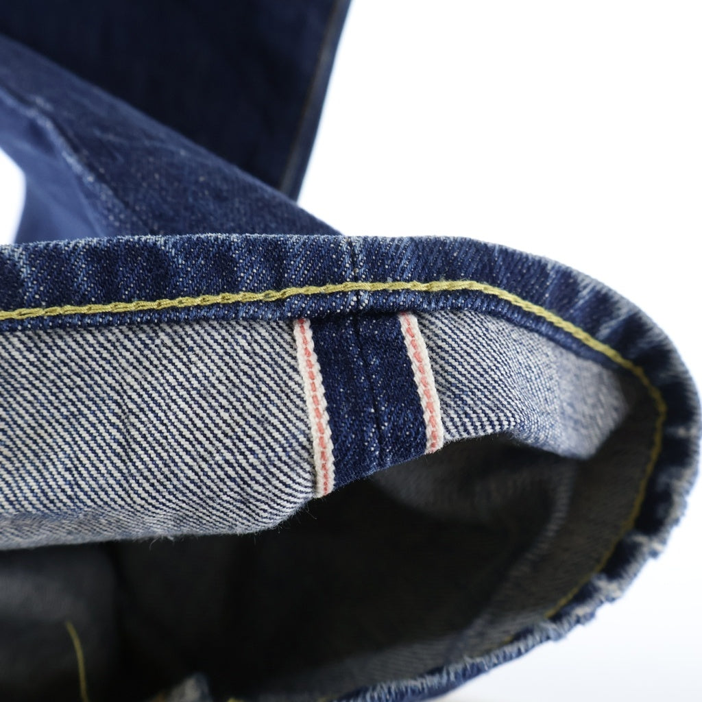 Levi's VINTAGE CLOTHING(リーバイス ビンテージ クロージング) S501XX 復刻 USA製 ビッグE グリーンスレキ 月桂樹ボタン ボタンフライ デニムパンツ インディゴ 44501-0118