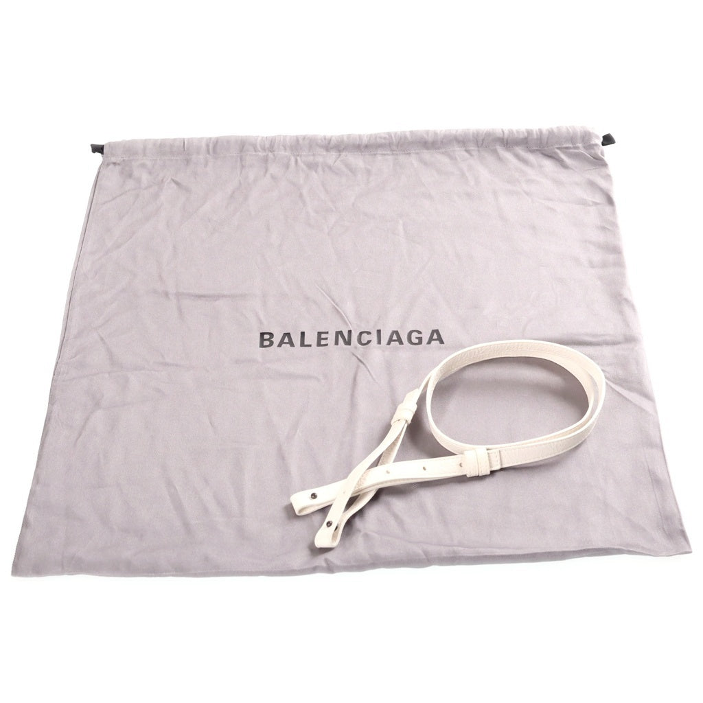BALENCIAGA(バレンシアガ) LE CITY SMALL ルシティ スモール バスケット ショルダーバッグ ホワイト 8665002ACGC9291 レディース