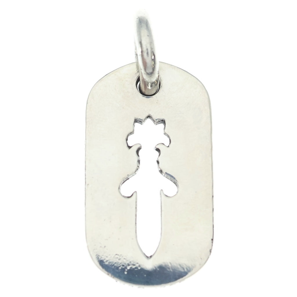 CHROME HEARTS(クロムハーツ) D TAG SML CO DAG カットアウトダガードッグタグ スモールドッグタグ ネックレストップ シルバー