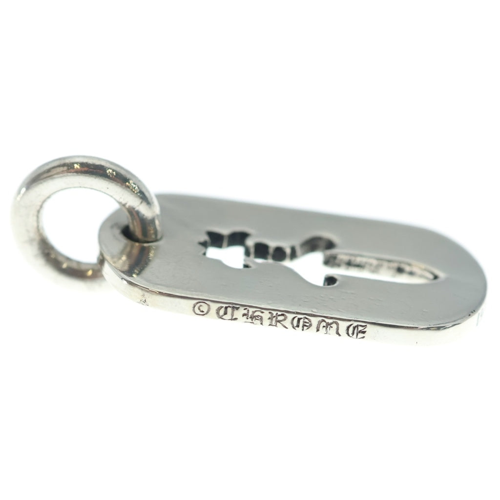 CHROME HEARTS(クロムハーツ) D TAG SML CO DAG カットアウトダガードッグタグ スモールドッグタグ ネックレストップ シルバー