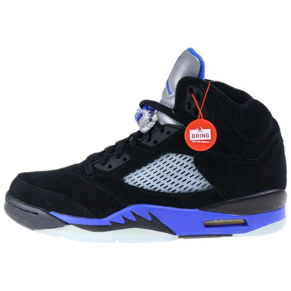 NIKE(ナイキ) AIR JORDAN 5 RETRO エアジョーダン レトロ ハイカットスニーカー ブラック/ブルー US9.5/27.5cm CT4838-004