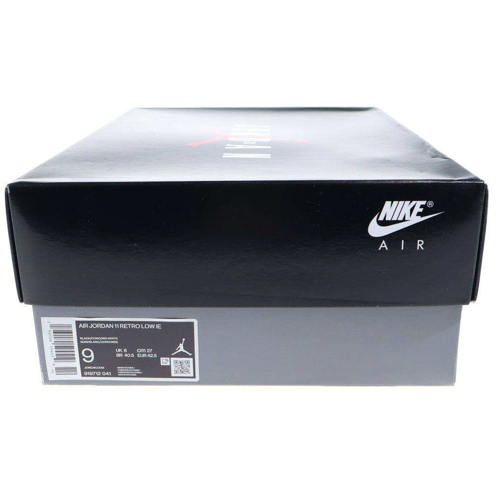 NIKE(ナイキ) AIR JORDAN 11 RETRO LOW IE SPACE JAM レトロ スペースジャム ローカットスニーカー ブラック US9/27cm 919712-041