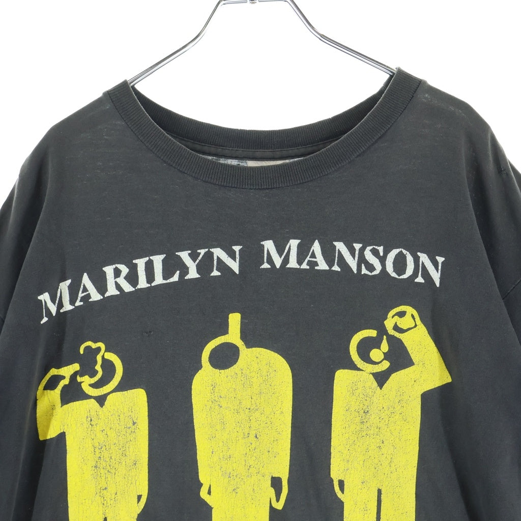 VINTAGE(ヴィンテージ) 90S MARILYN MANSON 1996 YOU MIGHT AS WELL KILL YOURSELF YOU'RE ALREADY DEAD WINTERLAND ヴィンテージ USA製 マリリンマンソン 両面プリント クルーネック 半袖Tシャツ