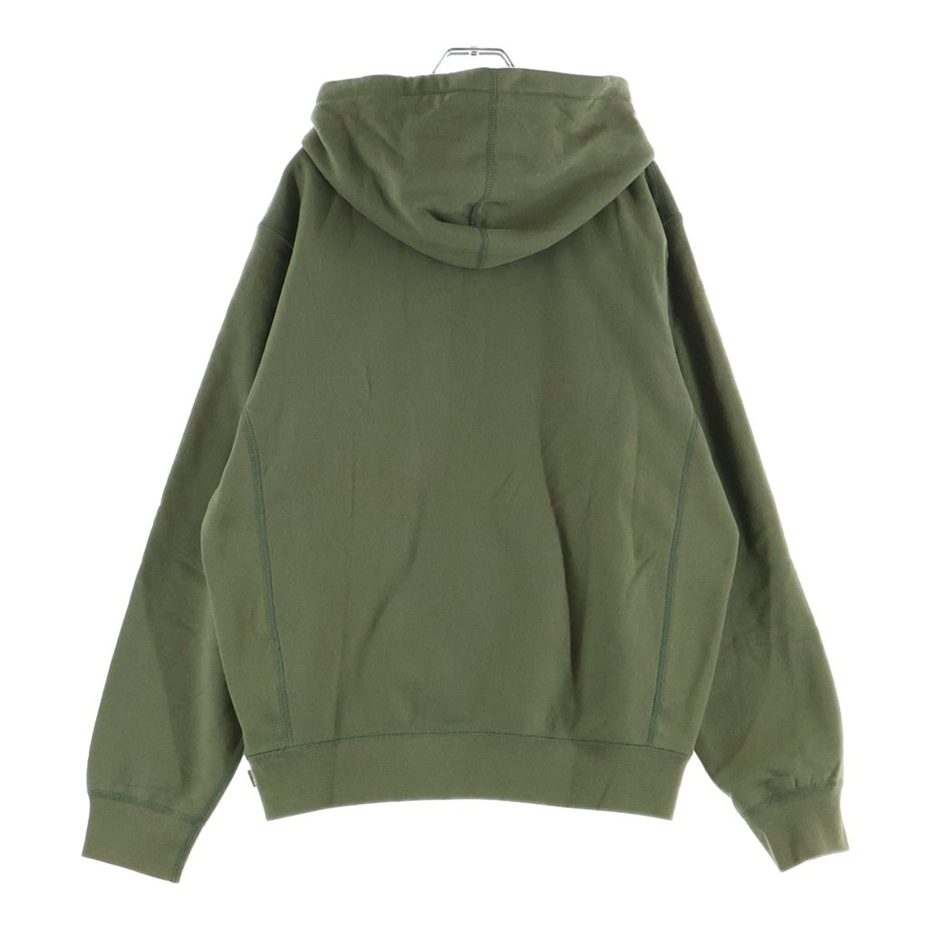 SUPREME(シュプリーム) 21SS Small Box Logo Hooded Sweatshirts スモールボックスロゴ プルオーバースウェットパーカー フーディー カーキ