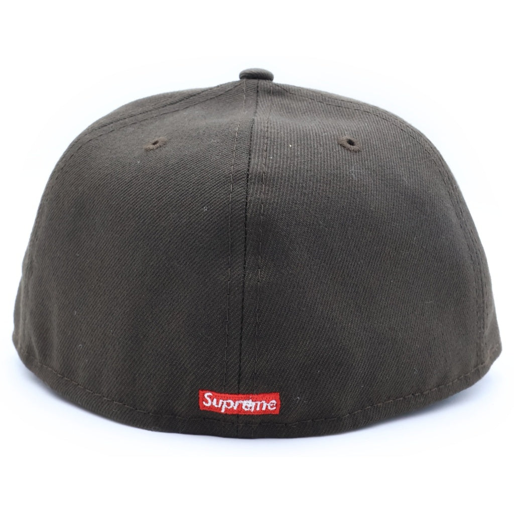 SUPREME(シュプリーム) 22AW ×NEW ERA S Logo Cap ニューエラ Sロゴ刺繍 ベースボールキャップ 帽子 ブラウン