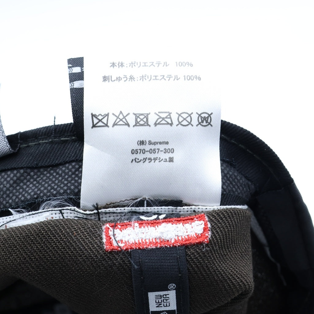 SUPREME(シュプリーム) 22AW ×NEW ERA S Logo Cap ニューエラ Sロゴ刺繍 ベースボールキャップ 帽子 ブラウン