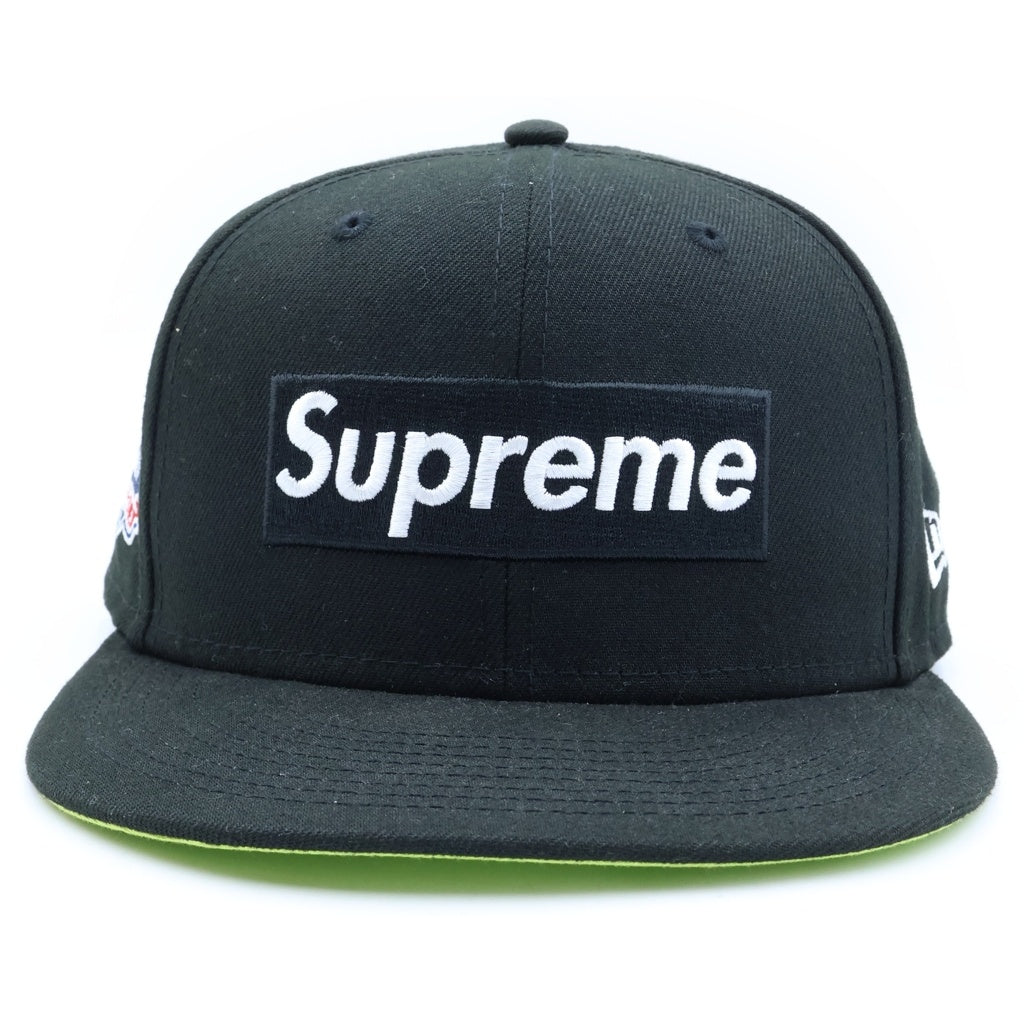 SUPREME(シュプリーム) 21AW ×NEW ERA No Comp Box Logo Cap ニューエラ ノーコンプ ボックスロゴ ベースボールキャップ 帽子 ブラック
