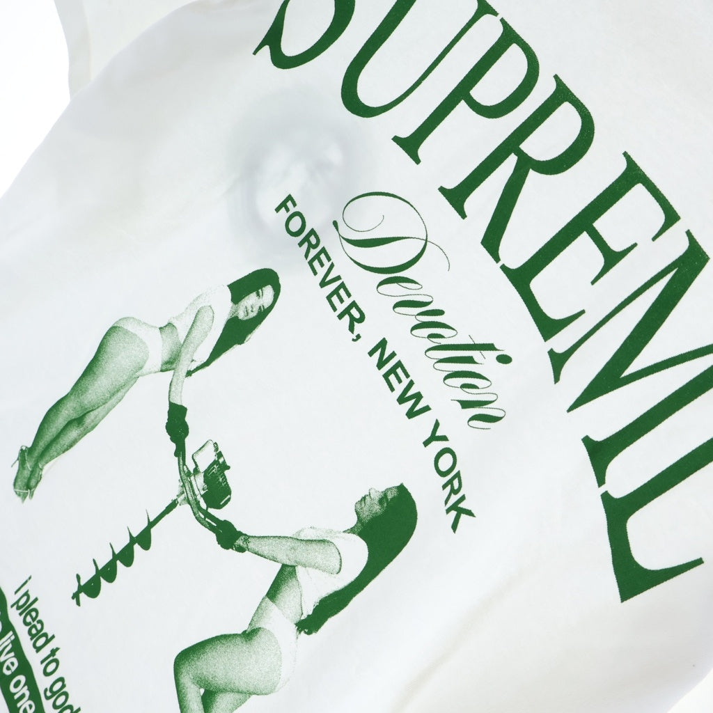 SUPREME(シュプリーム) 25AW Devotion Tee ディヴォーション グラフィックプリントTシャツ 半袖クルーネックカットソー ホワイト