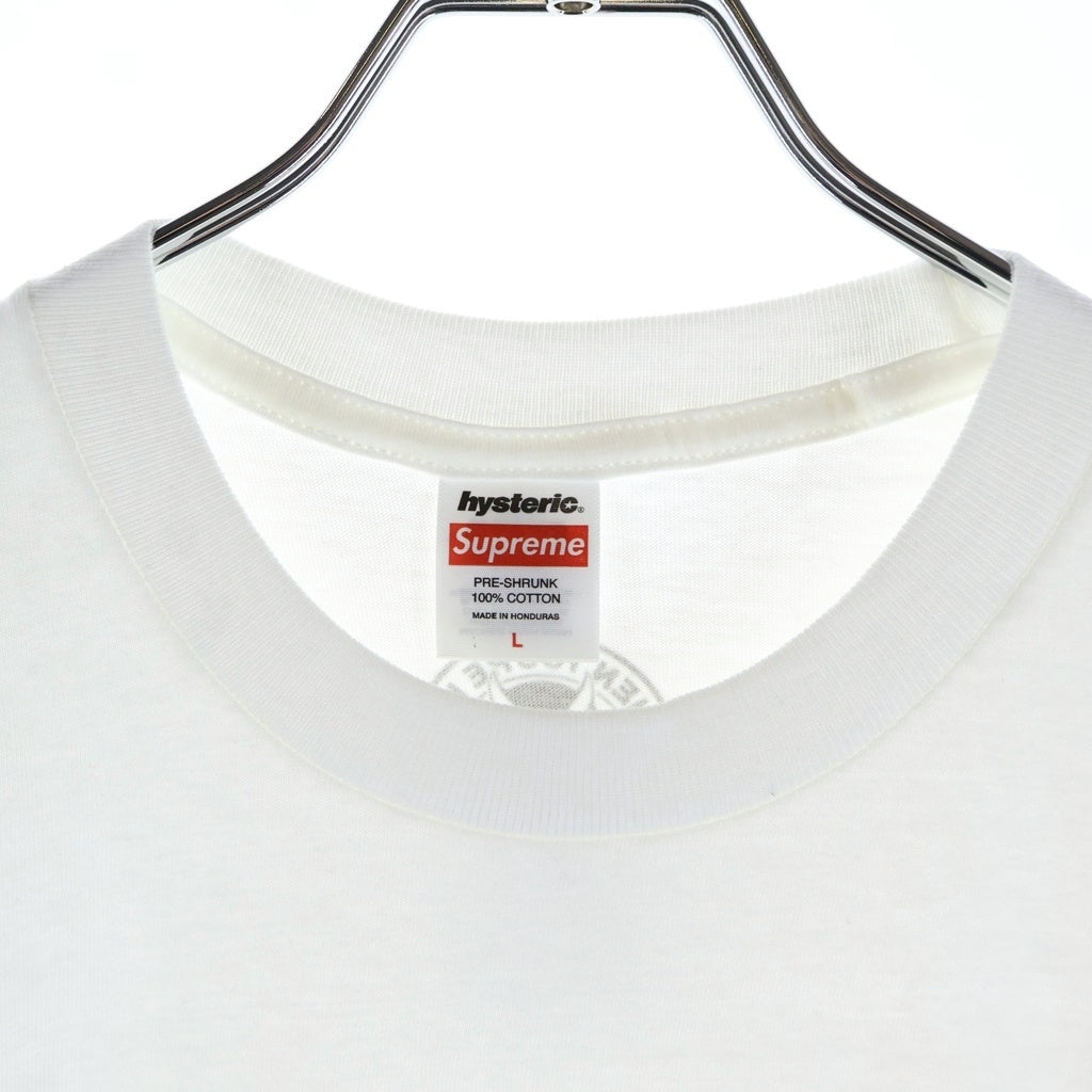 SUPREME(シュプリーム) 24AW ×HYSTERIC GLAMOUR Fuck Tee ヒステリックグラマー ファック フロントプリントTシャツ 半袖クルーネックカットソー ホワイト