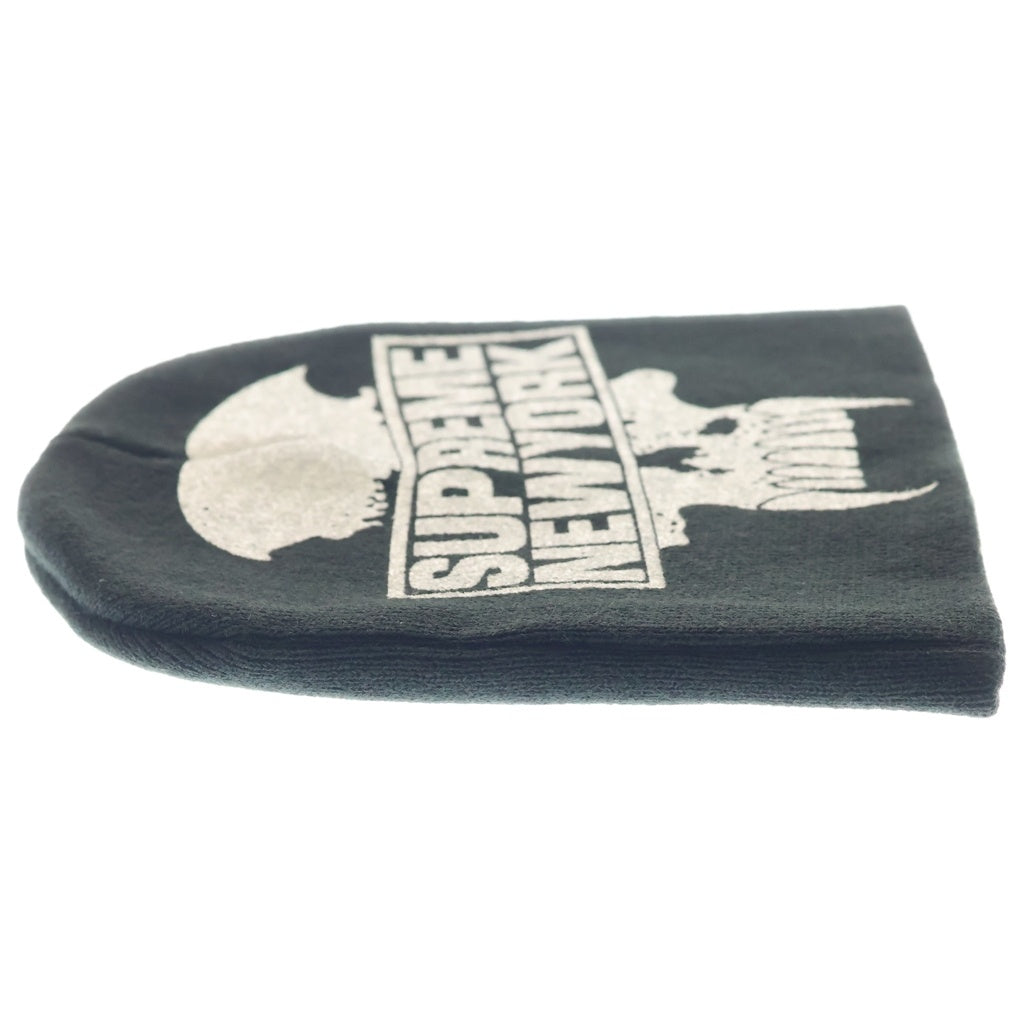 SUPREME(シュプリーム) 23AW ×BOUNTY HUNTER Beanie バウンティーハンター スカルビーニーキャップ ニット帽 帽子 ブラック