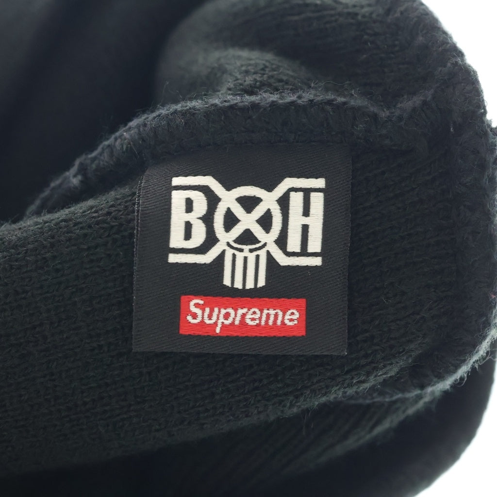 SUPREME(シュプリーム) 23AW ×BOUNTY HUNTER Beanie バウンティーハンター スカルビーニーキャップ ニット帽 帽子 ブラック