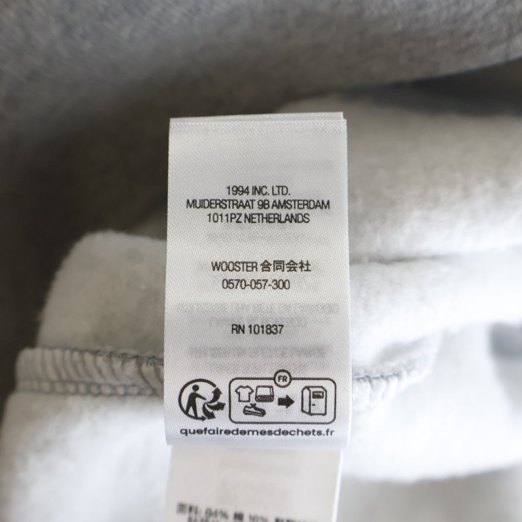 SUPREME(シュプリーム) 24AW Satin Applique Hooded Sweatshirt サテンアップリケ プルオーバースウェットパーカー フーディー グレー