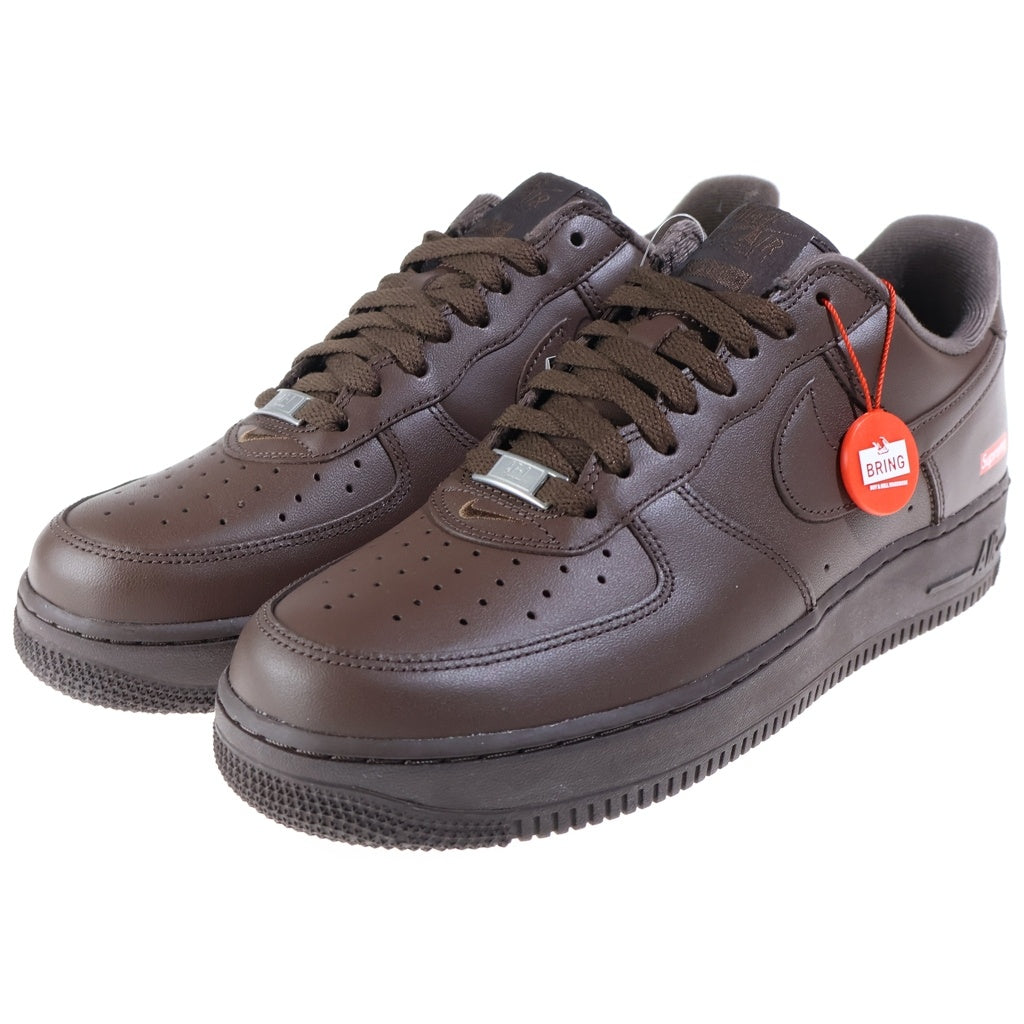 NIKE(ナイキ) ×SUPREME AIR FORCE 1 LOW シュプリーム エアフォース1 ローカットスニーカー ブラウン US9.5/27.5cm CU9225-200