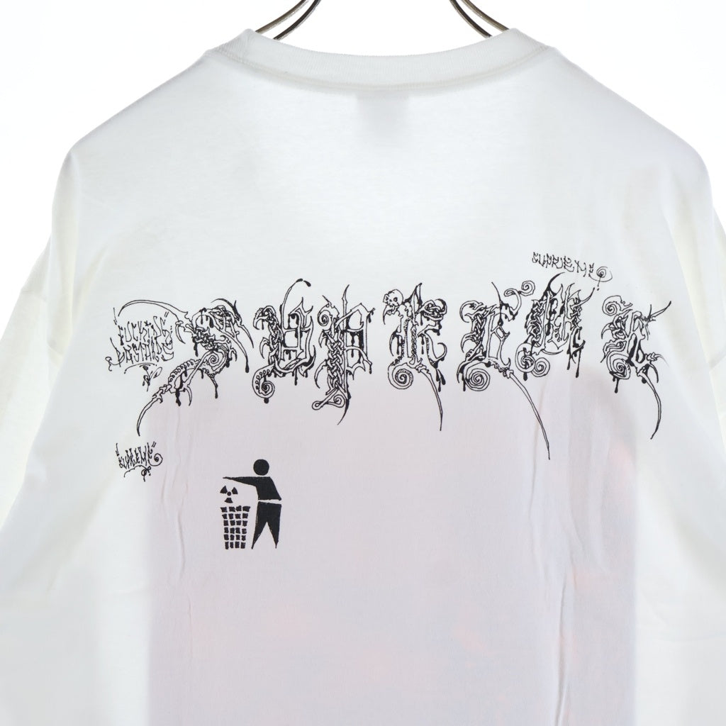 SUPREME(シュプリーム) 26SS Wombat L/S Tee ウォンバット ロングスリーブ プリントTシャツ 長袖カットソー ホワイト