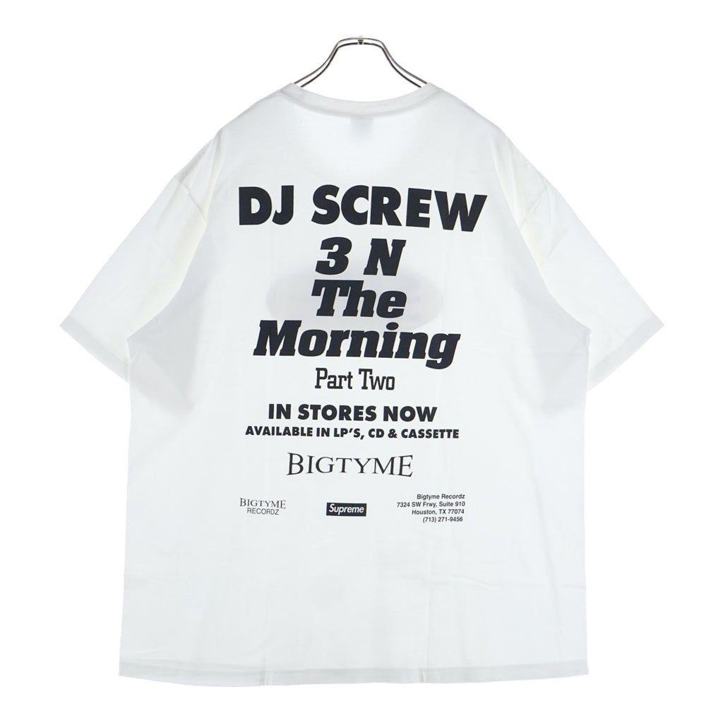 SUPREME(シュプリーム) 26SS ×DJ Screw Tee DJスクリュー SUC プリントTシャツ 半袖カットソー ホワイト
