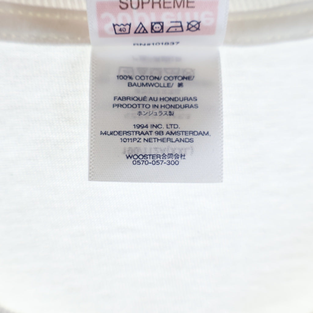 SUPREME(シュプリーム) 26SS Based Tee WHY HATE ? ベースド プリントTシャツ 半袖カットソー ホワイト