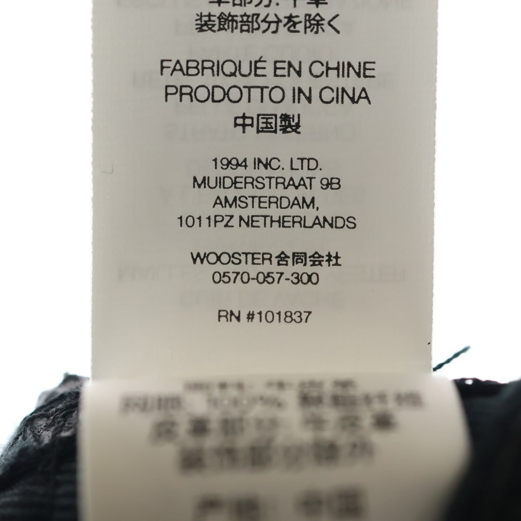 SUPREME(シュプリーム) 26SS ×Vanson Leathers Spider-Man Mesh Back 6-Panel バンソン スパイダーマン レザーメッシュ 6パネルキャップ 帽子 ブラック