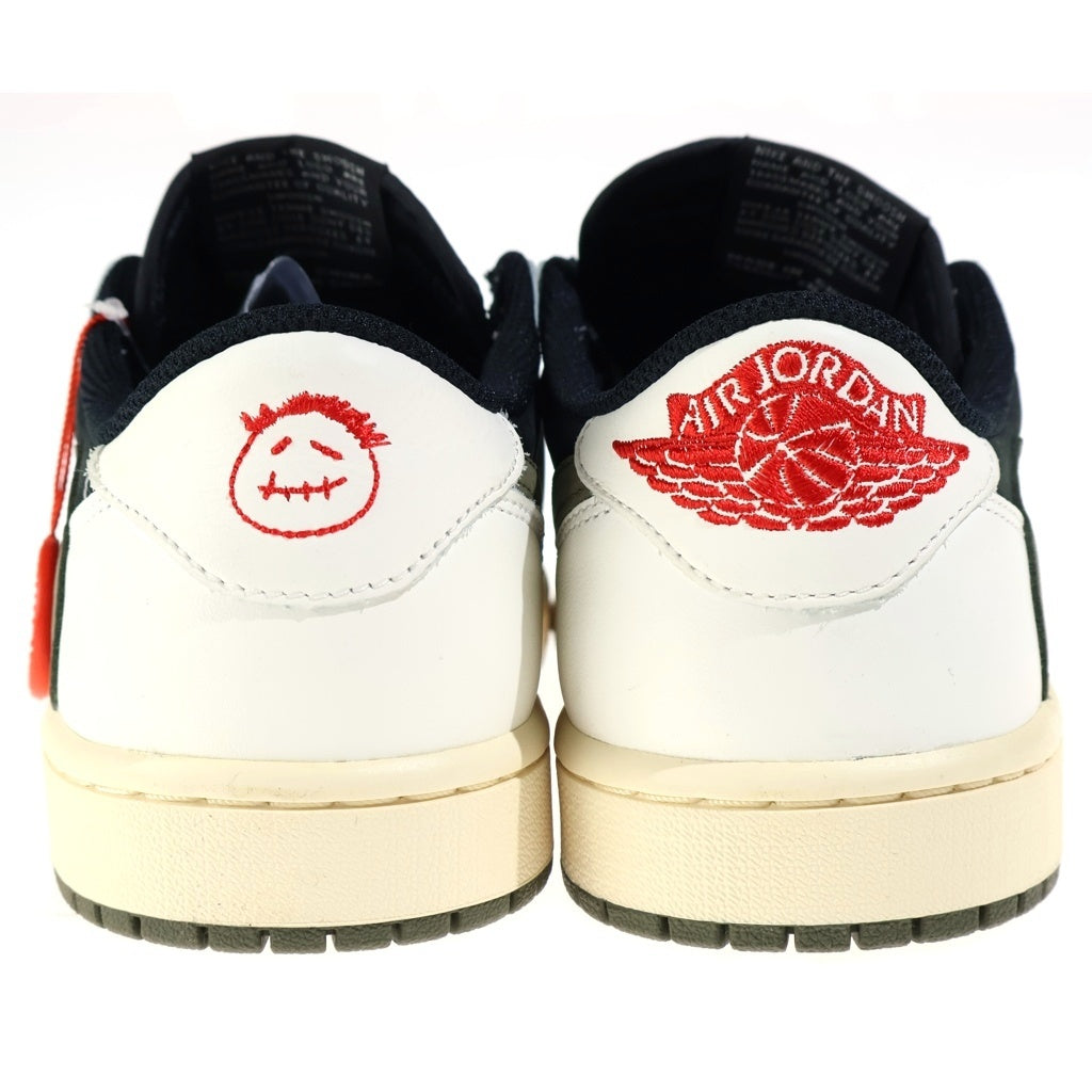 NIKE(ナイキ) ×TRAVIS SCOTT WMNS AIR JORDAN 1 LOW OG MEDIUM OLIVE エアジョーダン1 ローカットスニーカー US10/27cm DZ4137-106
