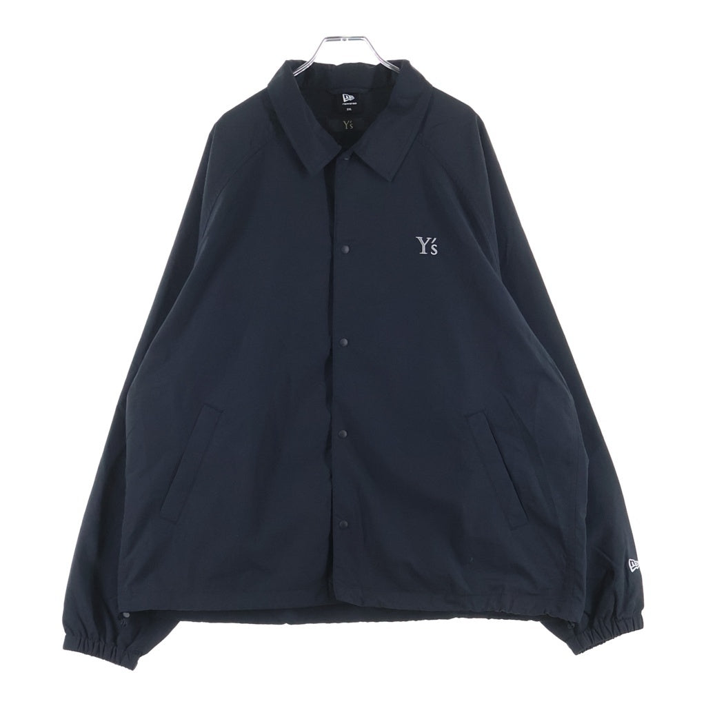 Y's(ワイズ) ×NEW ERA NYLON COACH JACKET ニューエラ ナイロンコーチジャケット レディース ブラック YV-J30-953