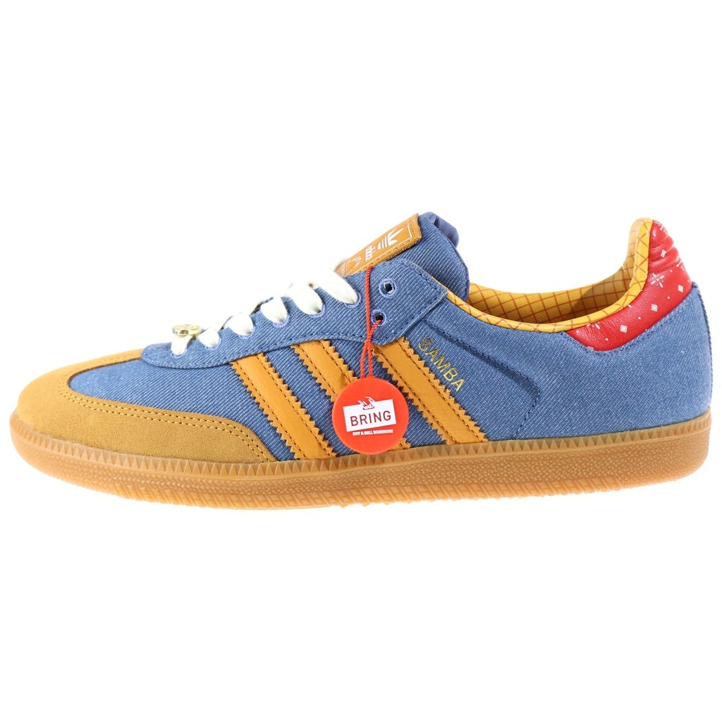 adidas(アディダス) ×TOY STORY SAMBA OG WOODY トイストーリー サンバ ウッディ ローカットスニーカー インディゴ/ブラウン US10.5/28.5cm LA3984