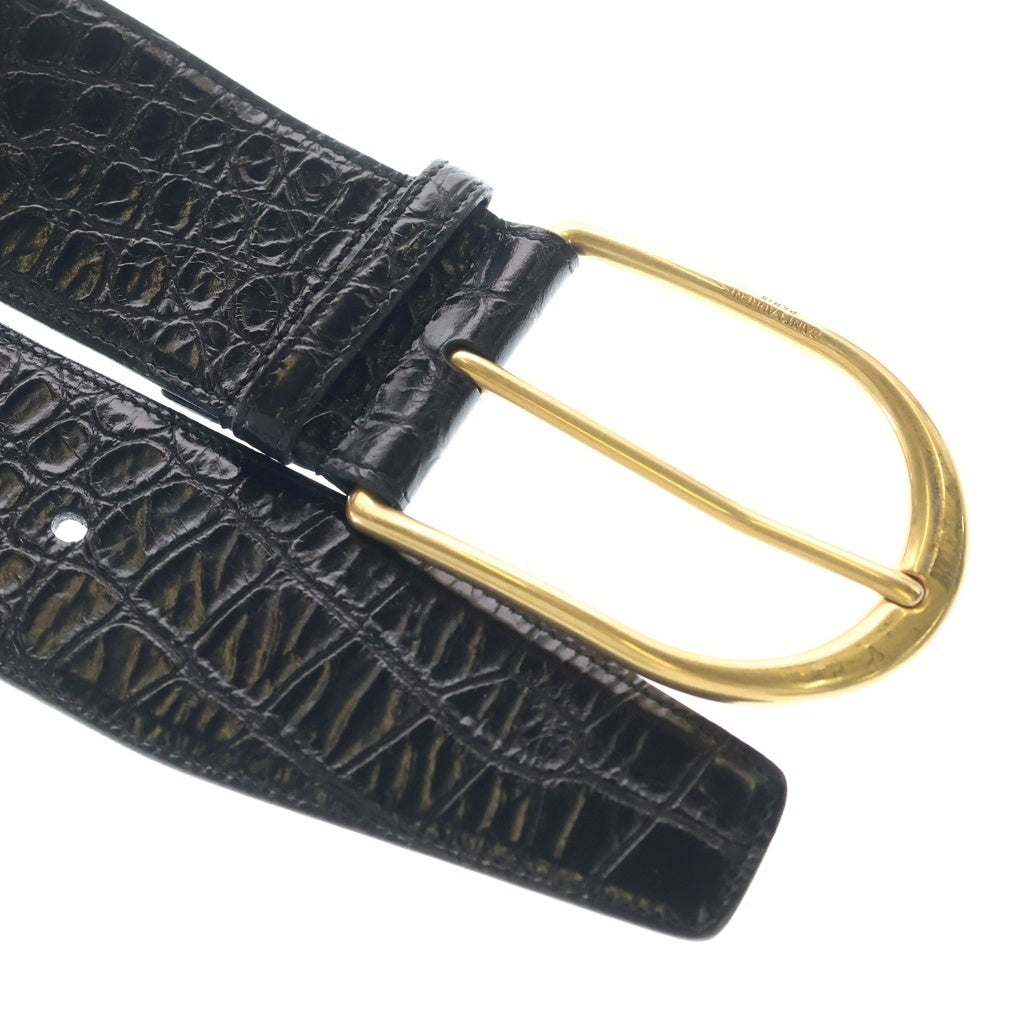 SAINT LAURENT PARIS(サンローランパリ) RUNWAY WIDE CROC LEATHER