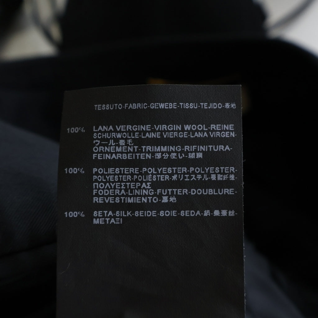 SAINT LAURENT PARIS(サンローランパリ) イタリア製 スモーキング シングル テーラードジャケット ブラック 370357 Y0821 レディース