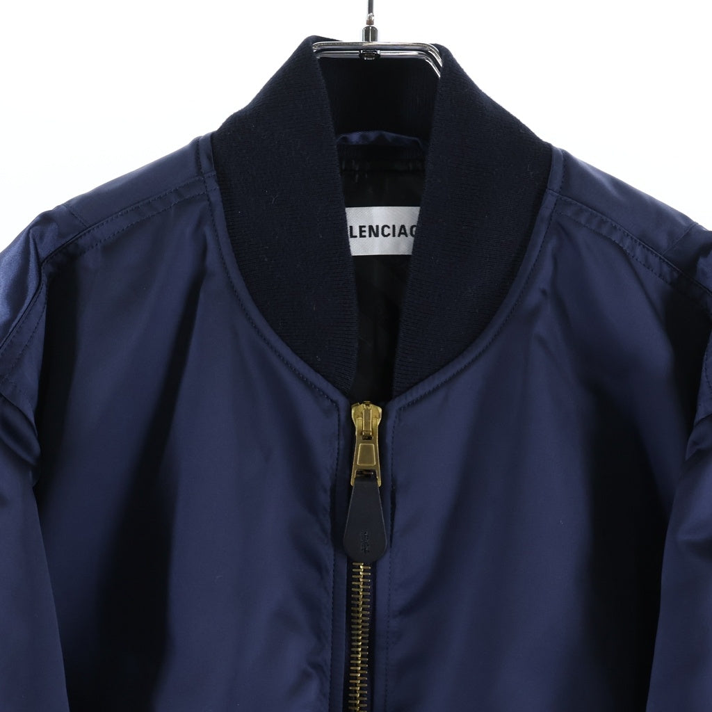 BALENCIAGA バレンシアガ PARIS MA-1 ブルゾン BALENCIAGA(バレンシアガ) キャンペーン ロゴ MA-1 ボンバー