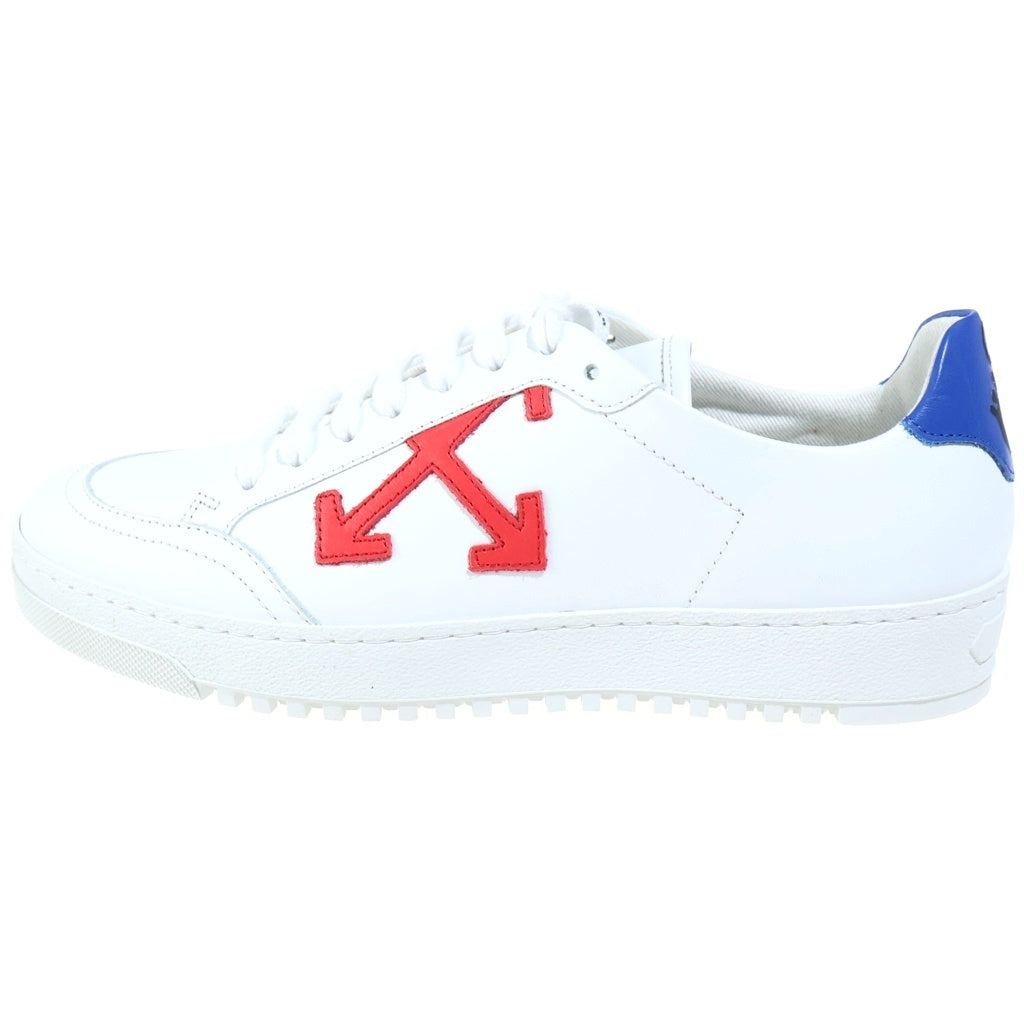 OFF-WHITE(オフホワイト) 21AW ARROW 2.0 SNEAKER レザー ローカットスニーカー レディース ホワイト OWIA177R21LEA0030125