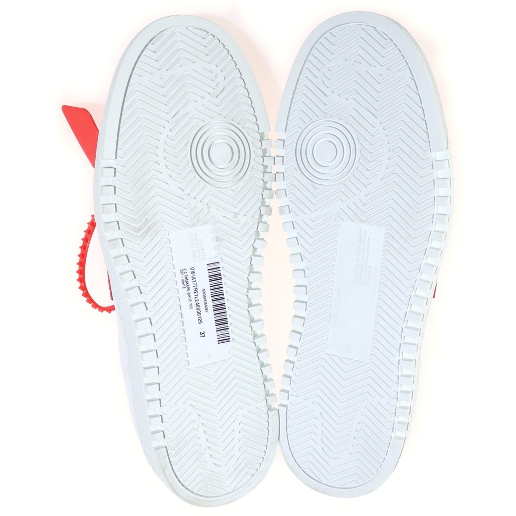OFF-WHITE(オフホワイト) 21AW ARROW 2.0 SNEAKER レザー ローカットスニーカー レディース ホワイト OWIA177R21LEA0030125