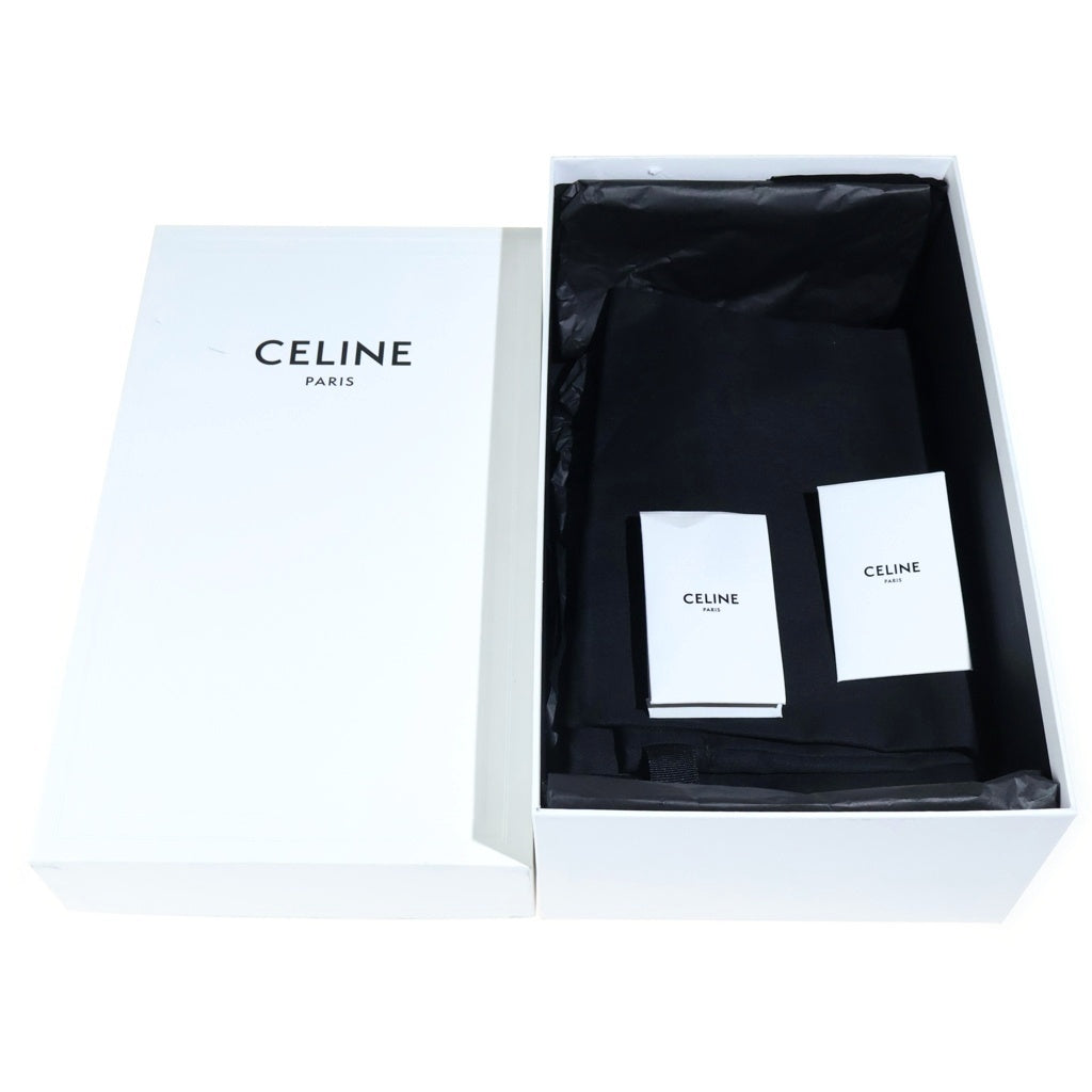 CELINE(セリーヌ) ロゴプリント レザー ハイカットスニーカー レディース ホワイト RM1210