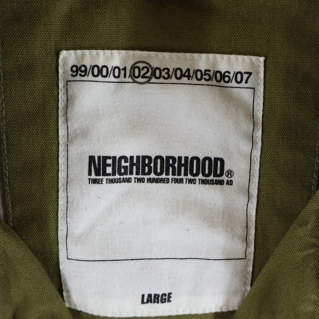 NEIGHBORHOOD(ネイバーフッド) 00S ARCHIVE アーカイブ コットン ミリタリー ボンバージャケット カーキ