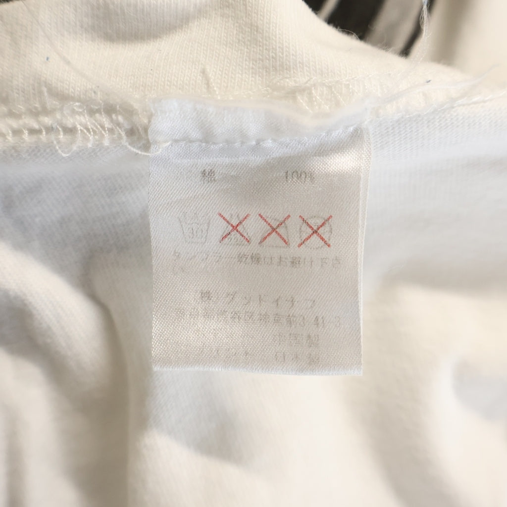 GOODENOUGH(グッドイナフ) グレッチ ギタープリント クルーネック半袖Tシャツ カットソー ホワイト