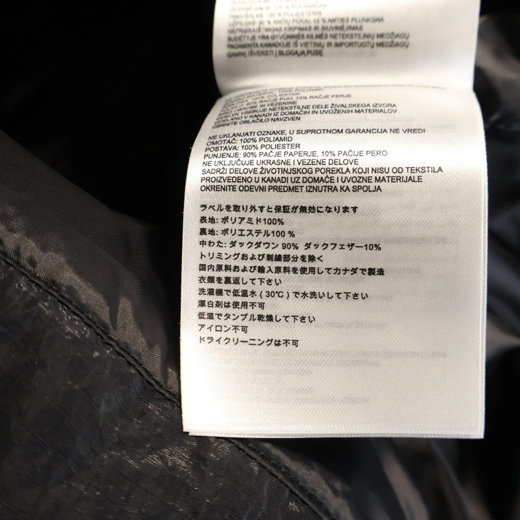 CANADA GOOSE(カナダグース) 23AW EVERETT VEST SATIN エベレット サテン ダウンベスト ブラック 2616MB1
