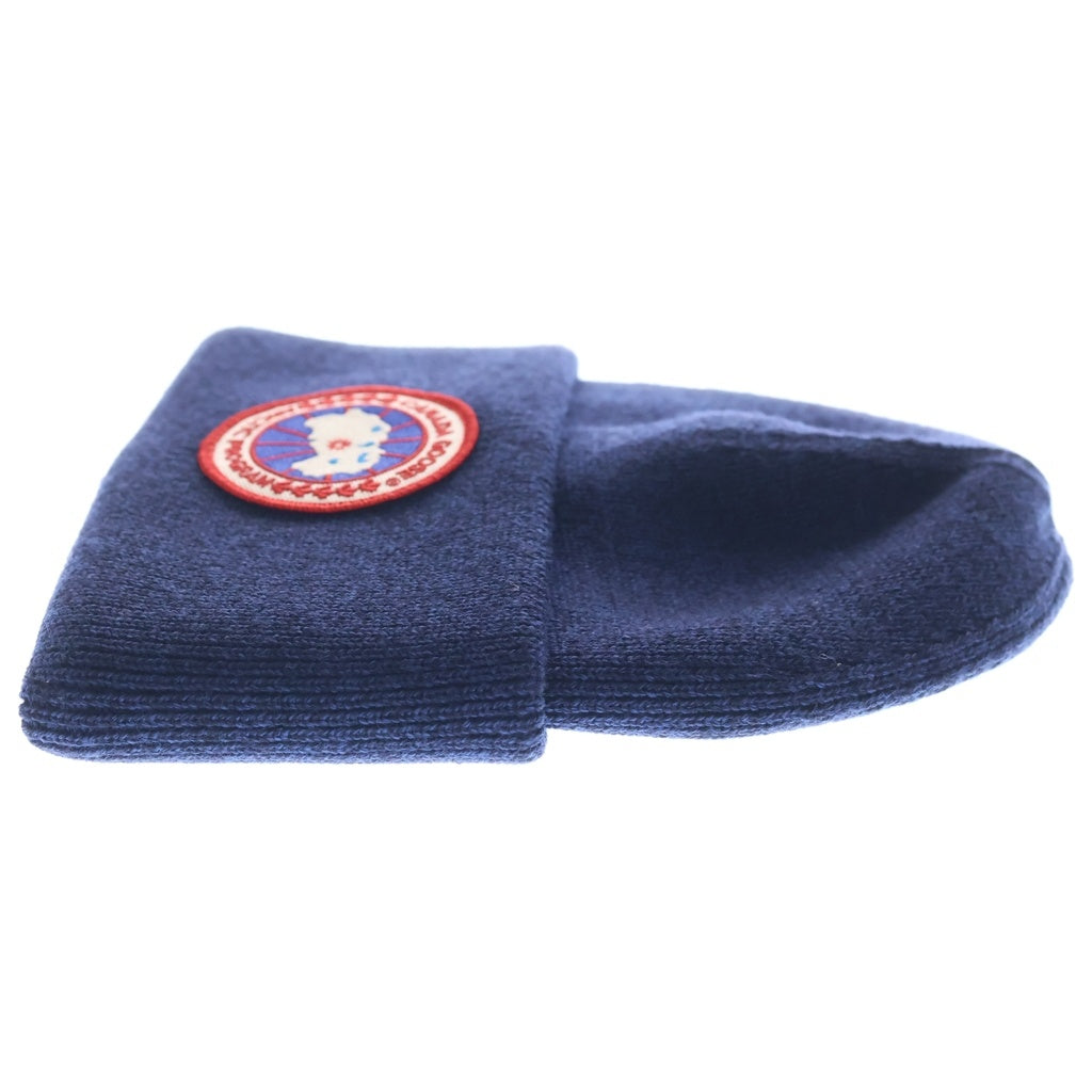 CANADA GOOSE(カナダグース) ARCTIC DISC TOQUE アークティック ディスク トゥック ロゴパッチ ニット帽 キャップ 帽子 ネイビー 6936L