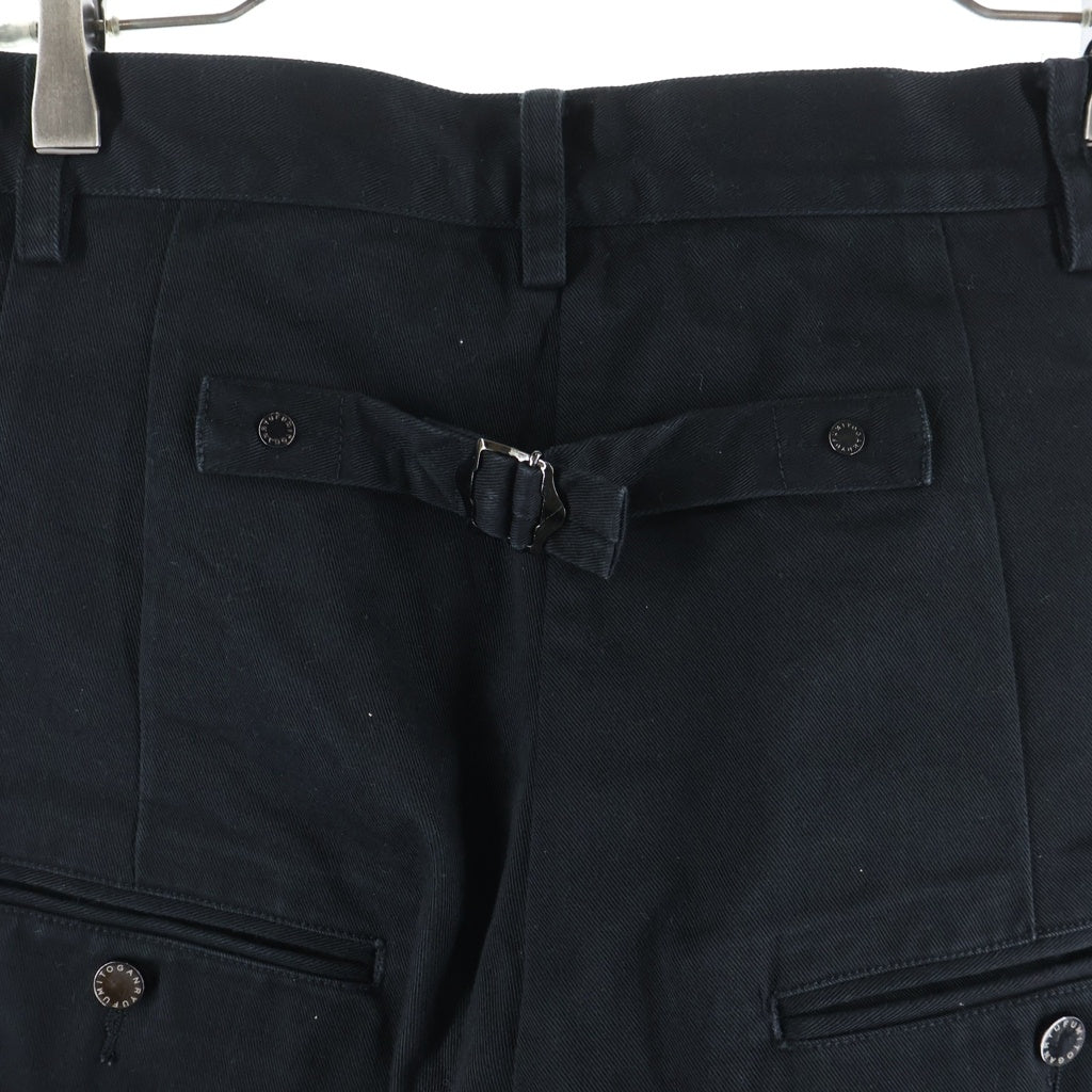 FUMITO GANRYU(フミトガンリュウ) 21AW Sarrouel Chino Pants サルエル チノパンツ ブラック FU4-PA-07