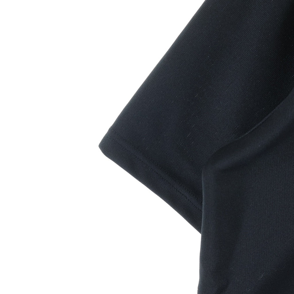 BLACK COMME des GARCONS(ブラックコムデギャルソン) AD2021 ×NIKE フロントロゴプリント クルーネック半袖Tシャツ カットソー ブラック 1G-T103