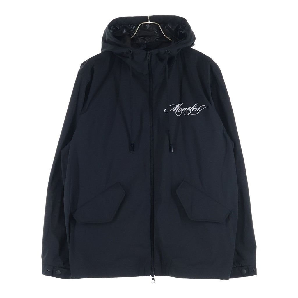 MONCLER(モンクレール) 25AW IRACLIA イラクリア ロゴ刺繍 フーデッドジャケット ブラック K20911A00063