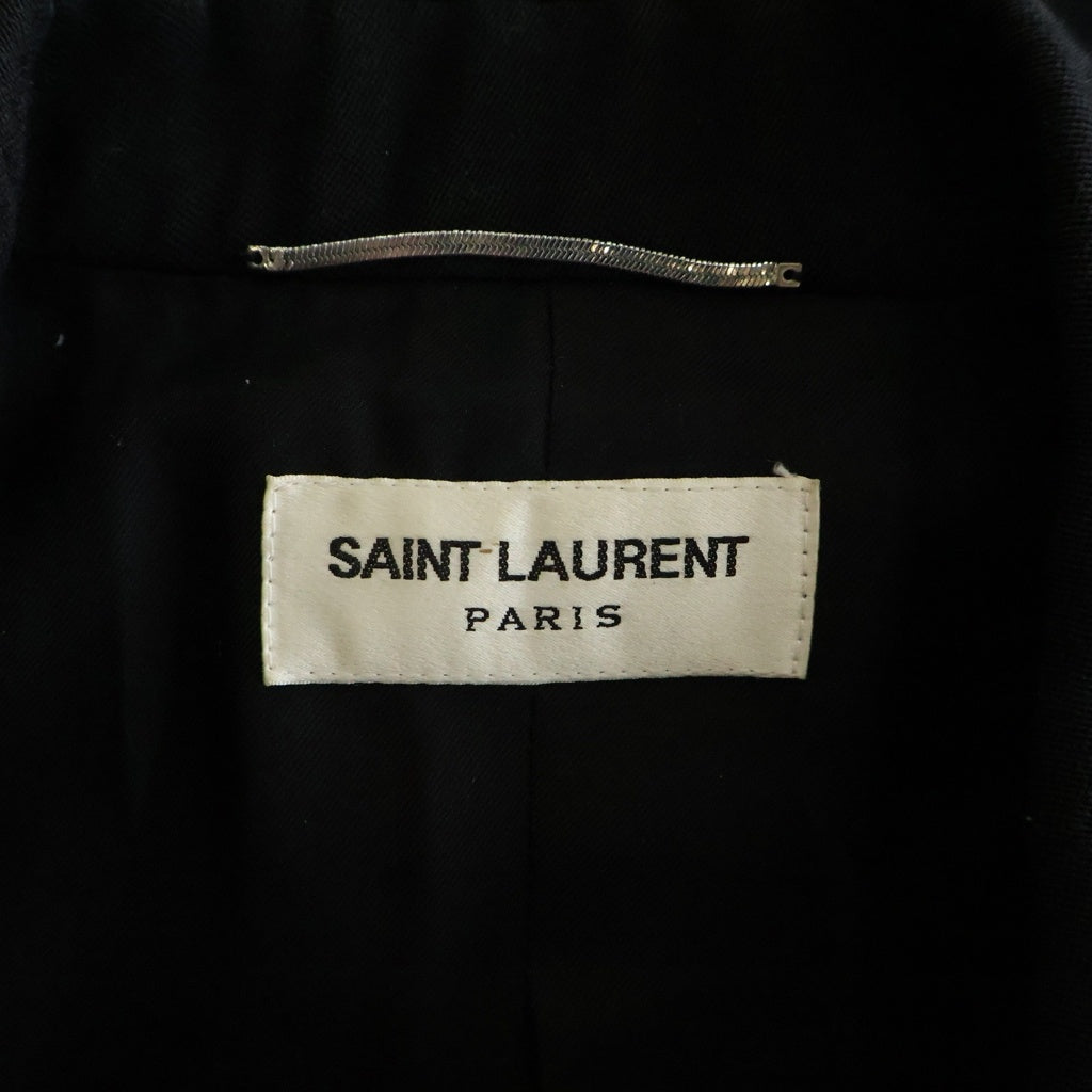 SAINT LAURENT PARIS(サンローランパリ) 23SS マルチポケット サハリエンヌ サファリジャケット ブラック 731986 Y7E61